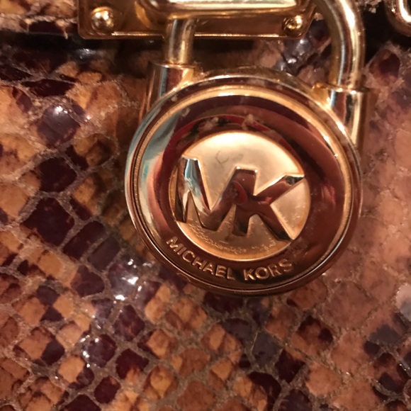 COPY - Michael Kors snakeskin purse/bag - Picture 3 of 5